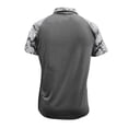 thumbnail image 3 of GrmtClth 250 Anniversary Usa Shirt American Flag Print Patriotic Camo Polo Shirts 4th Of July Short Sleeve Fashion Golf Shirt Button Independence Day Shirt Gray 4XL, 3 of 3