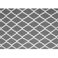 thumbnail image 1 of Ahgly Company Indoor Rectangle Trellis Gray Modern Area Rugs, 2' x 5', 1 of 1