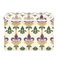thumbnail image 7 of Yayeee Collapsible Storage Bin with Lid Fabric Closet Decorative Basket with Handles, Beige Floral Pattern, 7 of 7