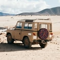 thumbnail image 5 of Haiem Spare Tire Cover , Wheel Cover with Autumnal Forest printed, Camper Spare Tire Cover Fit for Jeep Wrangler Rv SUV Truck Travel Trailer-15 inch, 5 of 9