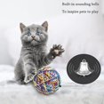 thumbnail image 2 of 2 bolas de juguete para gato, bola con campana interactiva, bola de hilo de colores para mascotas, 2 of 5
