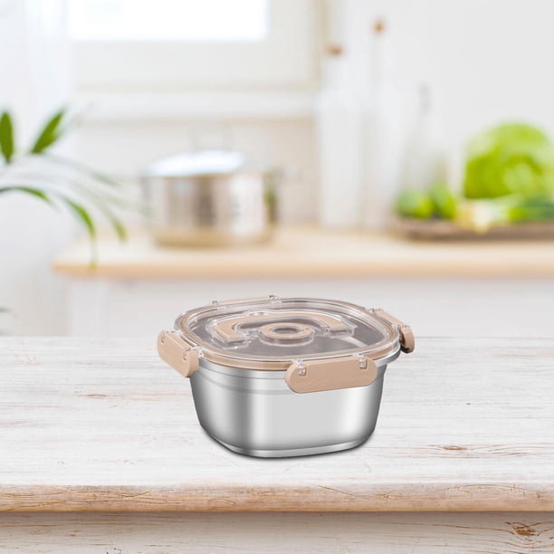 Contenedor de Alimentos BLESIY de Acero Inoxidable 1400 ml con Tapa