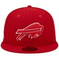 thumbnail image 2 of Men's New Era Scarlet Buffalo Bills 1998 Hawaii Pro Bowl Main Patch 59FIFTY Fitted Hat, 2 of 6