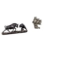 thumbnail image 1 of Estatua de escritorio,Figura decorativa de pelea de toros y osos,Colecciones de esculturas de toros,artesanía de resina,decoración,Figuras de búho,Figuras de búho,animales, 1 of 8