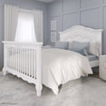 thumbnail image 6 of Evolur Convertible Full Size Solid Wood Bed Rail, Frost, 6 of 6