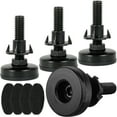 thumbnail image 1 of 4 Pack Furniture Levelers Heavy Duty Furniture Leveling Feet Adjustable Furniture Legs for Cabinets Tables Chairs Sofa Raiser with 4 Felt Pads & T-Nut Kit 3/8”-16 Thread Support 1320 LB, 1 of 8