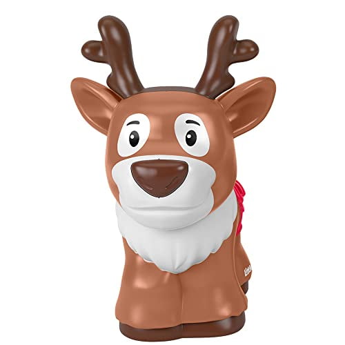 Replacement Part for Fisher-Price Little People Winter Holiday Christmas Playset - HJW19 ~ Replacement Reindeer Figure