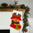 thumbnail image 2 of Christmas Stocking Gift Bag - 17.7 in Santa Claus Candy Stockings for Kids, Toys, Snacks, or Holiday Gift Decoration, 2 of 5