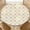 Beige Quatrefoil, variant on YESAD Elastic Tablecloth For Round Tables, Waterproof Tablecover For Up To 36in Round Table, Dining Tablecover For Indoor And Outdoor, Holiday, Halloween Pumpkin Ghost