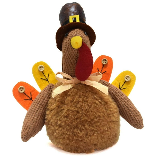 Decoración de pavo de peluche, decoración de Acción de Gracias, manualidades, adorno de muñeco de pavo, juguete de pavo relleno, para sofá, de