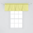 thumbnail image 2 of Ambesonne Floral Valance Pack of 2, Minimal Petals Repetition, 54"X18", Pale Avocado Green White, 2 of 2