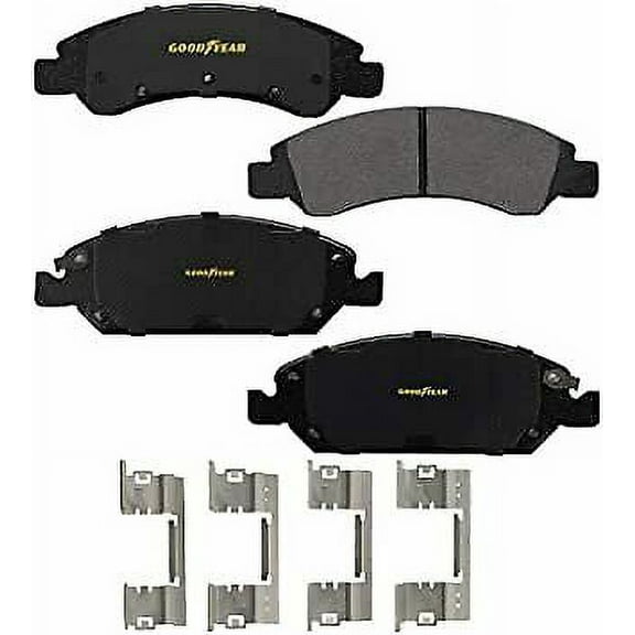 Front Ceramic Brake Pads for Cadillac, Chevy, GMC & More Goodyear Brakes GYD1367