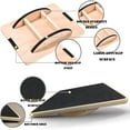 thumbnail image 2 of Balance Board Wooden Wobble Board for Adults, Ideal Balance Board for Standing Desk with Ankle Support, 2 of 6