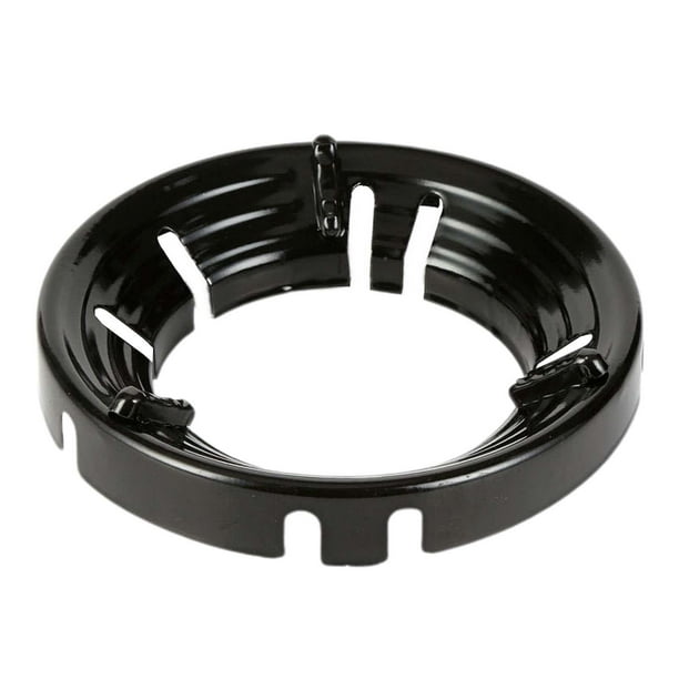 Anillos de gas, soporte reutilizable para ollas, soporte para sartenes wok a prueba de viento, anillo de ahorro de energía Negro 310g