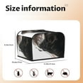 thumbnail image 5 of Picia Black And White Boston Terrier Print 4 Slice Toaster Cover , Toaster Protector Dustproof Kitchen Appliance Cover, Kitchen Appliance Dustproof Protector, 5 of 7
