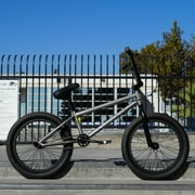 Elite BMX Bicycle 20” Freestyle Bike - Stealth Gunmetal Ideal for Ages 7 to 18 Years