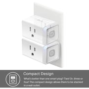Kasa Smart Plug by TP-Link, Smart Home WiFi Outlet Works with Alexa, Echo, Google Home & IFTTT, No Hub Required, Remote Control, 12 Amp, UL Certified, 3-Pack (HS103P3)