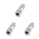 thumbnail image 4 of Scienceny Conector de aviación a prueba de agua IP67, Terminal de cobre Ethernet portátil, Cable de procesamiento electrónico, conectores Vrouwelijk 3piezas, 4 of 6