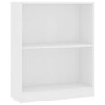 thumbnail image 3 of vidaXL Bookshelf 2-Tier Chipboard Side Cabinet Bookcase Stand Multi Colours, 3 of 18