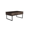 thumbnail image 4 of Treevol Furniture,  Lift Top Coffee Table With Drawer Vezu, Dark Walnut Finish- Living Room, 4 of 9