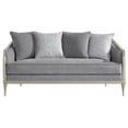 thumbnail image 3 of ACME Fernando Loveseat w/4 Pillows in Gray Chenille & Champagne, 3 of 7