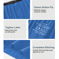 thumbnail image 5 of MAYFISH Mens Boxer Shorts Underwear Made from Bamboo Rayon Loose Breathable Boxers for Men with Button Fly(3A,S), 5 of 6