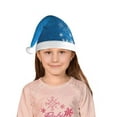 thumbnail image 5 of Balery Blue Christmas Pattern Santa Hat Christmas Hat Funny Christmas Hat Christmas Knitted Beanie Hat For Kids, 5 of 6