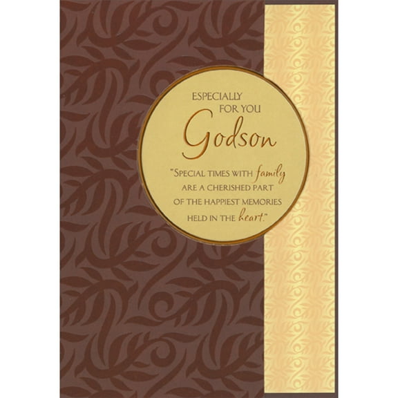 Happy Thanksgiving Godson Greeting Card w/Envelope