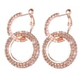 thumbnail image 1 of Geometric Rhinestone Earrings Full Earrings Fashionable Low Earrings Trendy Earrings Earring Pack for Women Drop Earrings Girls Earrings for Sensitive Ears Cute Ear Rings Ear Ring Studs Clip on Hoop, 1 of 4
