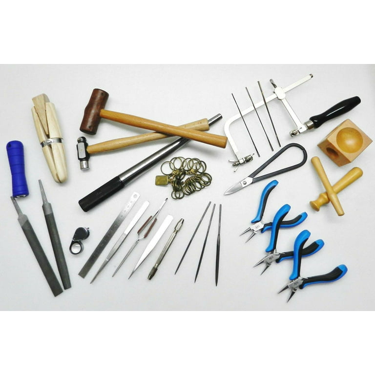 Jewelry Making Tool Kit with Saw Frame, Ring Clamp, Bench Pin