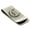 Silver, variant on Stainless Steel Letter C Initial Royal Monogram Engraved Engraved Money Clip Credit Card Holder