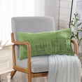 thumbnail image 5 of Home Soft Things Textured Velvet Pillow Covers (Set of 2), - Calla Green - 14" x 26", 5 of 6