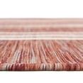 thumbnail image 6 of Rugs.com Jill Zarin Outdoor Collection Rug – 2' 2 x 3' Rust Red Flatweave Rug Perfect For Entryways, Kitchens, Breakfast Nooks, Accent Pieces, 6 of 9