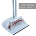 thumbnail image 6 of Smart Design Dustpan Broom Set - 38.5 inch - Gray and Sunset Orange, 6 of 7