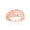 Rose, variant on Solid Gold Diamond Cut Croissant Dome Ring (14K Yellow Gold,Size 9)