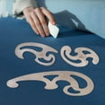 thumbnail image 3 of Abbracc 3 Size French Curve Template Ruler 3Pcs Widely Used Smooth Curve DIY Curve Ruler, 3 of 9