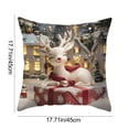 thumbnail image 3 of Christmas Pillow Covers 17.7x17.7 Inches Decorative Pillow Cases With Soft Fabric Hidden Zipper For Home Decor, 3 of 6