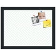 thumbnail image 2 of PinPix 16x12 Custom Cork Bulletin Board Lattice White Lt Blue Poster Board Has a Fabric Style Canvas Finish, Framed in Lattice White Lt Blue, by ArtToFrames (PinPix-1825), 2 of 5