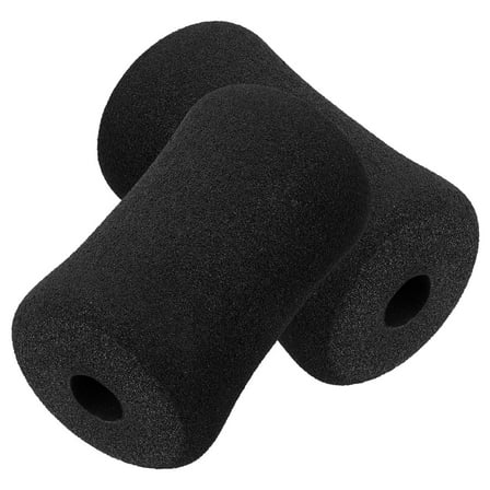 BESTOYARD 2Pcs Drive Wheelchair Leg Rest Black Sponge Protection Pad for Athletes