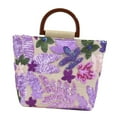thumbnail image 4 of Esquirla Beach Shoulder Handbag Ladies Elegant for Casual Working Vacation Essentials violet, 4 of 8
