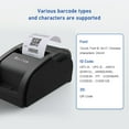 thumbnail image 2 of Bisofice Desktop 58mm Thermal Receipt Printer Wireless Barcode Printer USB+BT Connections with 1 Roll Paper Inside Support ESC Command Cashbox Connecting Compatible with Windows Android iOS System, 2 of 10