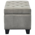 thumbnail image 6 of Modern Velvet Rectangular Storage Ottoman, 6 of 7