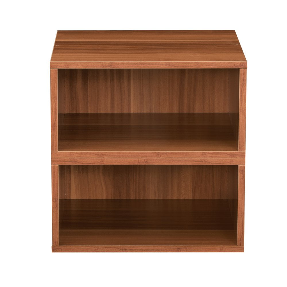 Cubo Storage Set- 2 Half Size Cubes- Warm Cherry