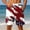 I_ Wine, variant on BVnarty Men's Summer Travel Independence Day Shorts, American Flag Printed Design, Quick Dry Elastic Waist Drawstring Casual Swim Pants Purple XL