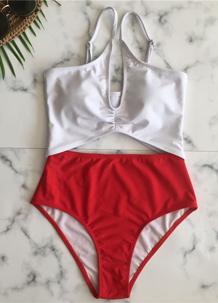 Chicuu Women Bikini Set Spaghetti Strap Swimsuit Padded Bathing Suit