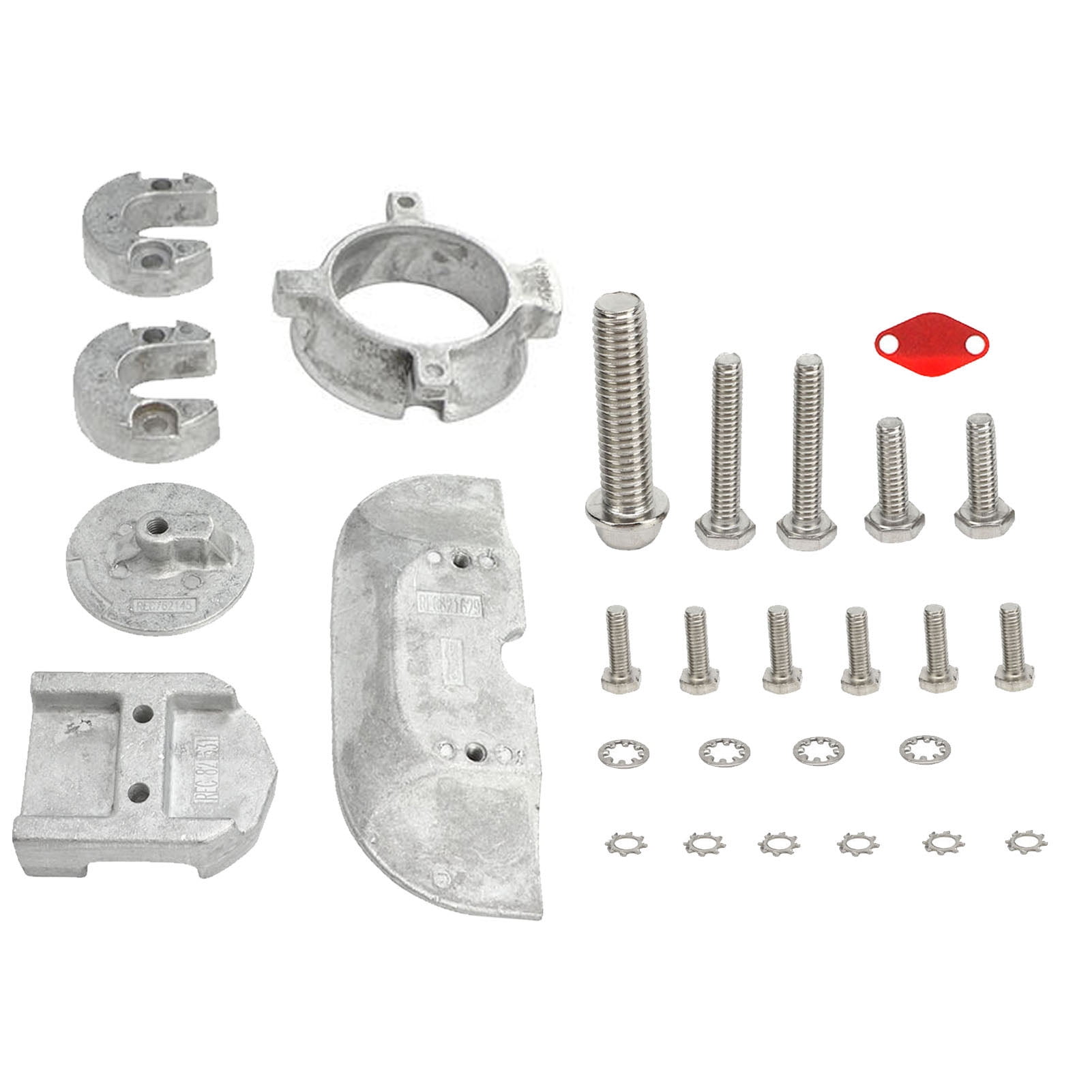 Aluminium-Anoden Set Für Mercruiser Alpha 1 Gen 2 – 29-teilig, Rostfrei, Meerwasser Beständig
