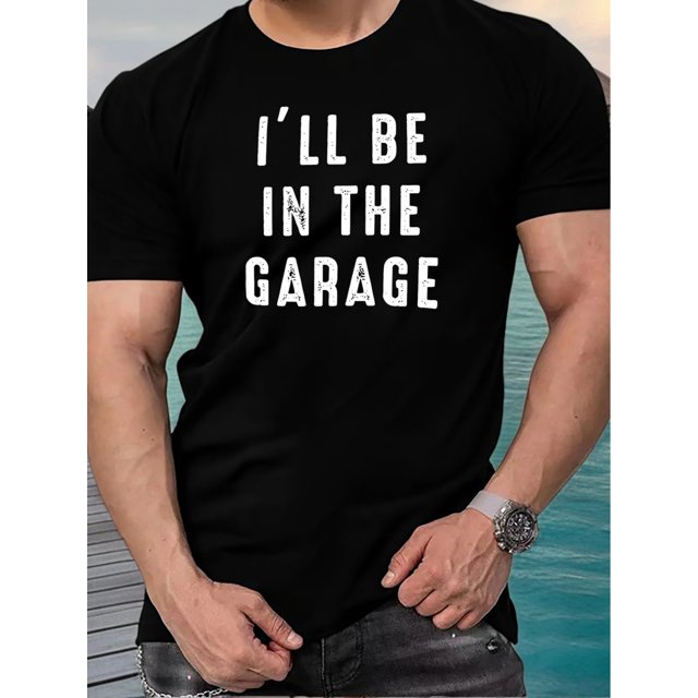 Vintage Humor Graphic Print T-Shirt - Casual Short Sleeve Tees for Men - Summer Fashion Essential with Relaxed Fit and Soft Fabric, Casual Sporty Tee, Summer Gifts