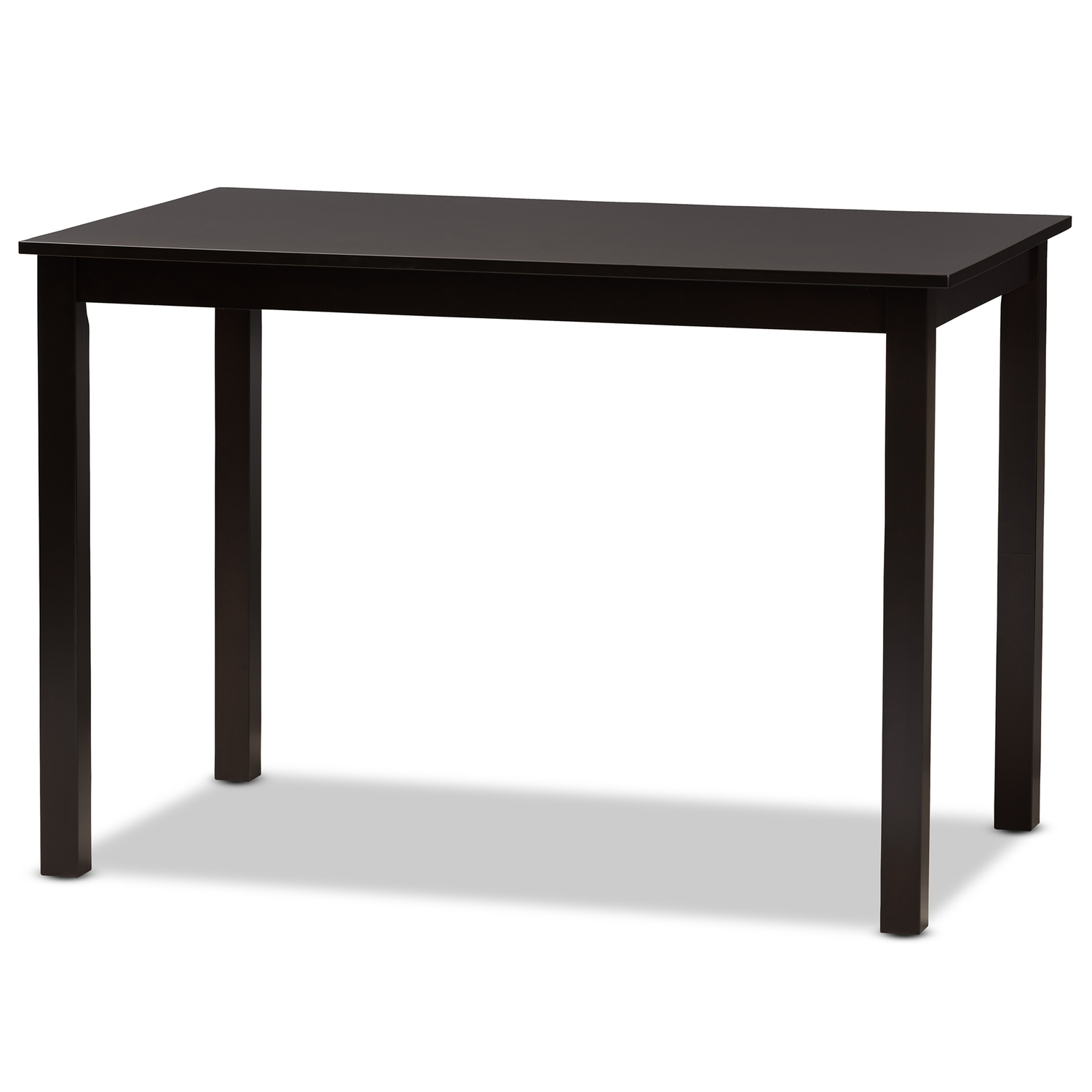 ACME Real Wood Rectangular Dining Table with Fixed Table Top in
