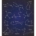 thumbnail image 3 of Ambesonne Constellation Duvet Cover Sets, Zodiac Doodle Art, 2-Queen, Blue Dark Blue White, 3 of 7