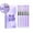 Purple, variant on Dvruxg 6-Pack High Capacity 0.5mm Ballpoint Pens – Fast Drying, Water Resistant Sign Pen Set – Smooth Writing Gel Pens for Office